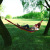 Outdoor Leisure Single Canvas Thickened Hammock with Rope Camping Swing Outdoor Canvas Hammock