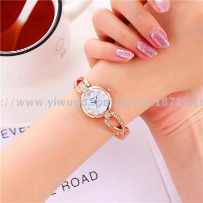 Korean version of fashion noble temperament lady with diamond bracelet watch