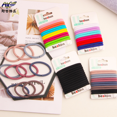 Korean new simple pure color hair rope hair accessories rope rubber band adult hair band cute children hair rope