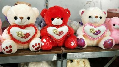 Creative lace embroidery teddy bear valentine 's day gift plush toys
