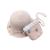 Douyin same style will move the rabbit ears straw hat children children cute set small bag summer sun shade hat