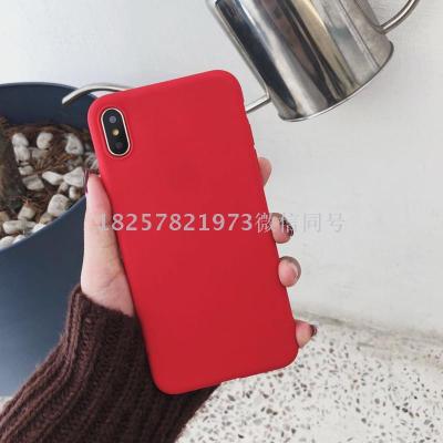The frosted mobile phone case is applicable to the frosted mobile phone case of iPhone X OPPOvivo made in China