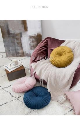 Creative Nordic ins small pumpkin round pillow as office as waist pillow sofa pillow plush toys