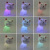 New Arrival Factory Direct Crystal Qiscat Particles Led Colorful Night Light Gift Wholesale