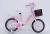 Bike new aluminum knife ring girl with basket and back hanger