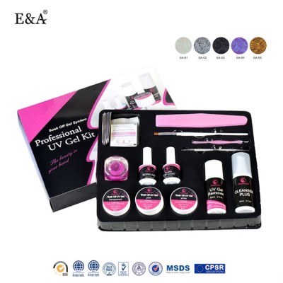 E&A nail treatment nail glitter products complete set of tools