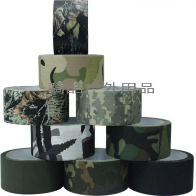 Manufacturers of special camouflage tape outdoor bionic hunting non-woven camouflage cloth camouflage tape can be mixed batch