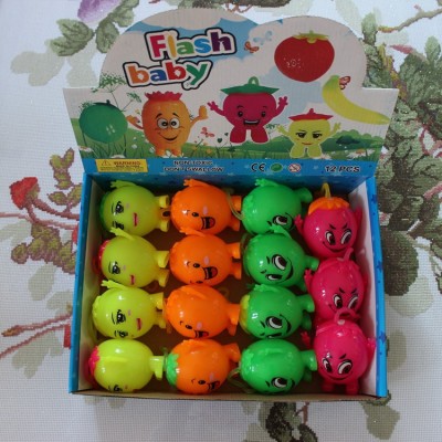 Factory Direct Sales Whistle Sound Real Color Flash Little Apple Low Price Children's Toys Hot Selling Products