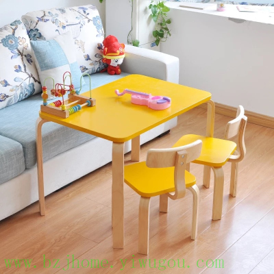 Children's desk and chair kindergarten solid wood set baby study desk combination simple home use desk game desk