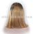  human hair two-color  full lace wig Brazilian hair head set Peruvian hair head set