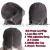  human hair two-color  full lace wig Brazilian hair head set Peruvian hair head set