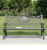 Park chair outdoor bench casual back chair outdoor patio balcony anticorrosive wooden strip chair cast aluminum bench