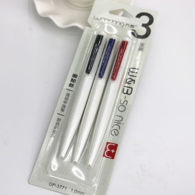 The new type of 3771 medium oil pen can write smoothly and smoothly with 1.0mm ball pen