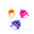 3034 Shark Baby Luminous Soft Rubber Brooch Flash Brooch New Exotic Creative Gift Evening Party Party Props
