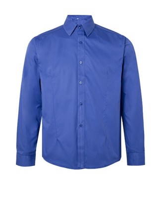 The Spring and autumn uniform matching shirt work uniform wear - resisting comfortable long sleeve working suit men 's lapel work shirt