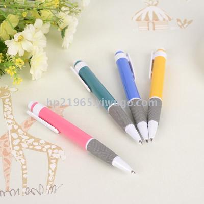 Office plastic advertising ballpoint pen can be printed LOGO