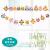 Holiday baby first birthday party decoration decoration supplies pull flower owl alien triangle pull flag