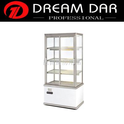 Cake Show Case Heated Display Cabinet Vertical Hot Bakery Cabinet Commercial Food Heating Display Cabinet Cooked Bread Egg Tart Cabinet