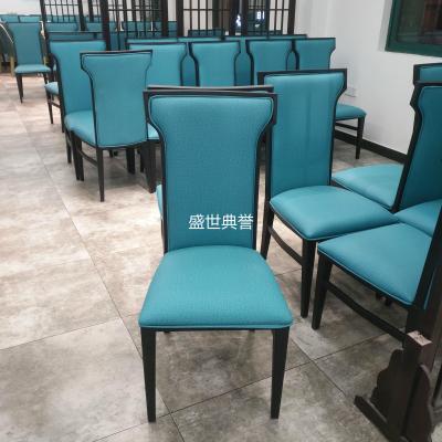The new Chinese style imitation wooden chair in the classical dining chair in the huangshan hui school hotel