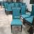 New Chinese dining chairs restaurant box metal imitation wood chairs hotel Chinese dining chairs