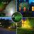 LED solar laser lawn lamp outdoor decoration laser laser ray lamp all over the sky courtyard square viewing lights