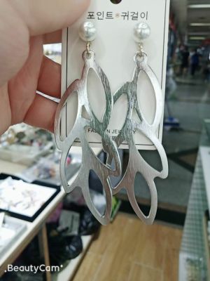 Aluminum Magnesium Trendy Jewelry Earrings European and American/Korean All-Match Exaggerated Japanese Earrings Exquisite Fashion Jewelry