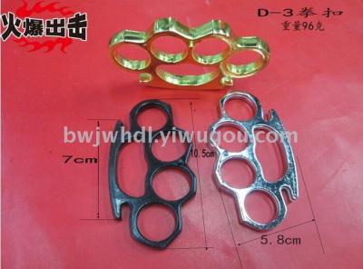 Factory price wholesale d-3 fist buckle // iron four finger iron fist tiger iron lotus