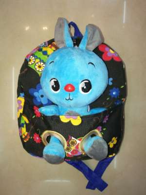 Children's Backpack; Plush Bag; Canvas Doll Backpack; Cartoon Toy Schoolbag; Kindergarten Backpack