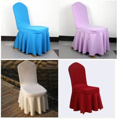 Lace chair cover elastic hotel chair cover thickening hotel chair cover custom chair cover wedding dinner chair cover