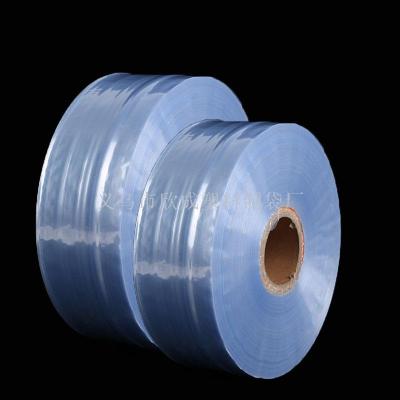 PVC Thermal Shrinkage Film POF Heat Shrinkable Bag Plastic Seal Shoe Film Packing Bag Plastic Seal Tube Large, Medium and Small Customized 4-120cm