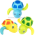 Douyin toys with baby bath toys children's educational toys turtle cartoon spring up chain wholesale