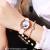 New personality crystal face small lady belt fashion student watches