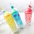 Plastic Double-Layer Cup with Straw Summer Ice Cup Cute Girl Ins Style Ice Cup Slush and Shake Maker
