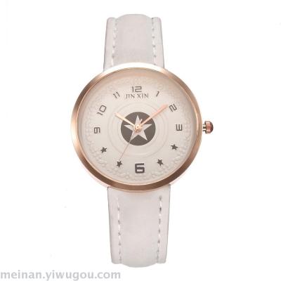 New Korean version of the double graduated ladies students belt ultra-thin watch