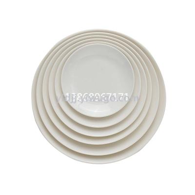 Melamine Hotel Tableware in Stock Wholesale Melamine Bowl Table White Plate Japanese and Korean Rice Bowl Melamine