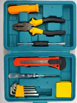 Hardware tool set vise art driver screwdriver one meter tape measure