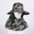 Spring and Summer Huian Hat Cover Face Tea Picking Hat Outdoor UV-Proof Camouflage Bucket Hat Detachable Shawl Hat Factory Batch