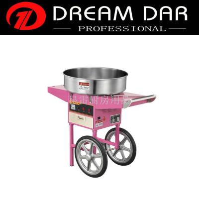 Single-Head Popcorn Machine with Car Commercial All-Electric Heating Wire Drawing DIY Automatic Children's Fancy Colored Sugar Machine