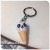 Hot PVC cone cartoon easy bear cream ice cream accessories diy earrings mobile phone case key chain accessories