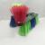 Broom head broom wood pole broom brush wood grain pole red blue green plastic broom head