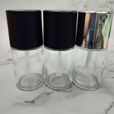 30ml emulsion essence foundation glass bottle with scraping spoon