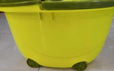 Factory direct selling squeeze bucket hand pressure tugs tugs tugs plastic simple twist bucket bucket single color
