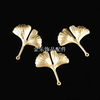 DIY Japanese Hair Accessories Material Pure Copper Leaves Antique Style Laminate Hair Accessories Hairpin Barrettes Accessories