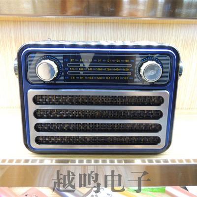 Vintage radio portable desktop TF card USB plug card speaker bluetooth speaker can be customized functions