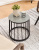 Outdoor chair balcony small tea table three-piece set of iron art table and chair combination courtyard simple