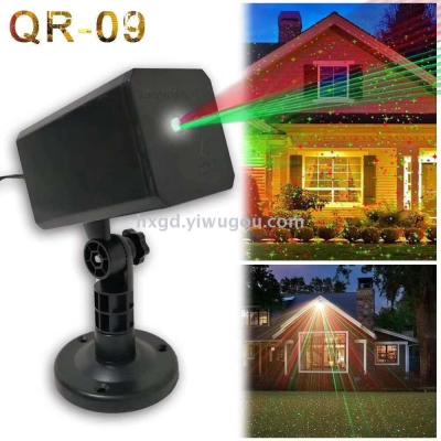 New outdoor laser snow lights snow Christmas lawn courtyard landscape lights