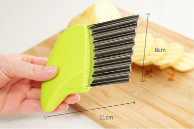 Multi-Purpose Wave Edge Knife Potato Knife Strip Cutter Potato Chopper Cut French Fries Ripple Knife Cut Flower French Fries Knife