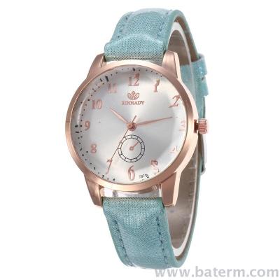 New fashion hot selling rose gold digital belt ladies watch students watch