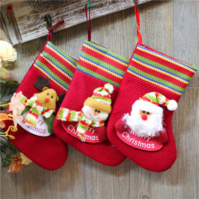 Christmas stockings bag Christmas presents socks