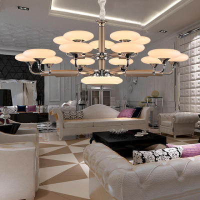 Dining room atmosphere home postmodern simple creative personality Nordic hanging led chandelier with